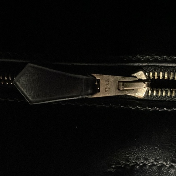 Hermès Kelly Sellier 28 Black Box Calf - Picture 12 of 12